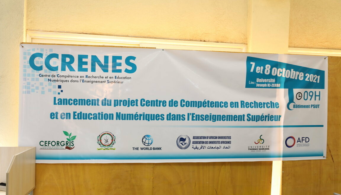 Lancement du projet Centre de Compétence en Recherche et en Education numérique dans l’Enseignement Supérieur (CCRENES)